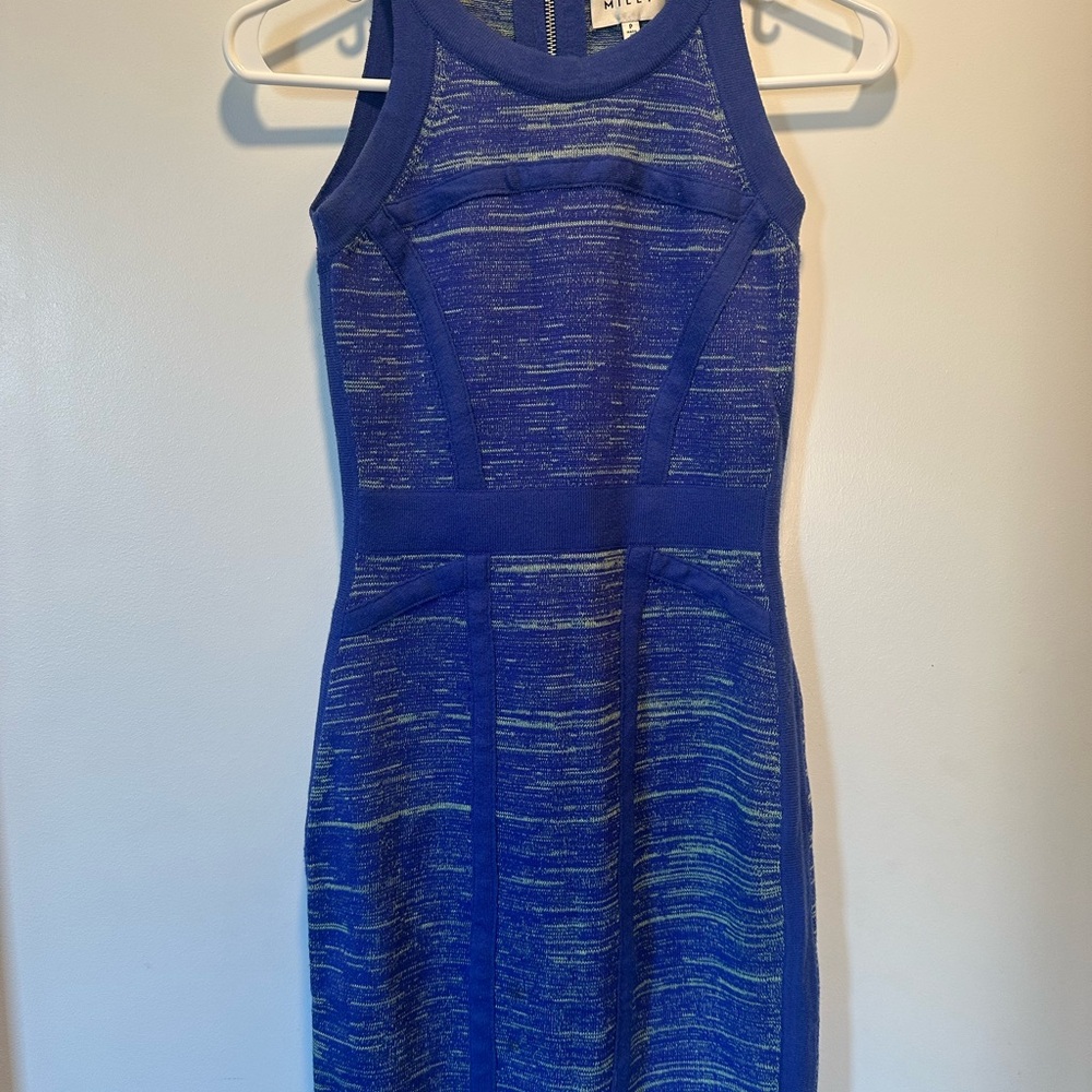 Blue Knit Dress